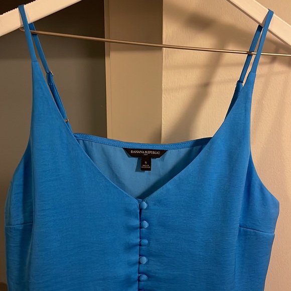 Banana Republic beautiful blue top new with out tags size small - Picture 2 of 4